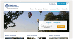 Desktop Screenshot of bockmoninsurance.com